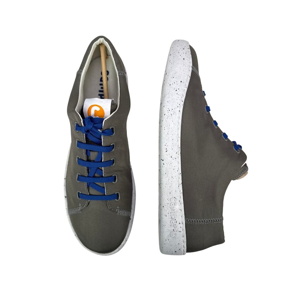 Camper Peu Touring Casual Sneakers Mens 12 EU 45 Grey Blue Lace Up Recycled